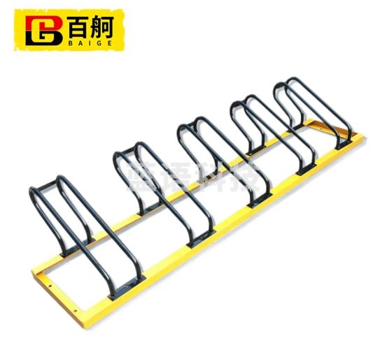 百舸 自行车架 电动电瓶车户外停车停放架 卡位分体式2M