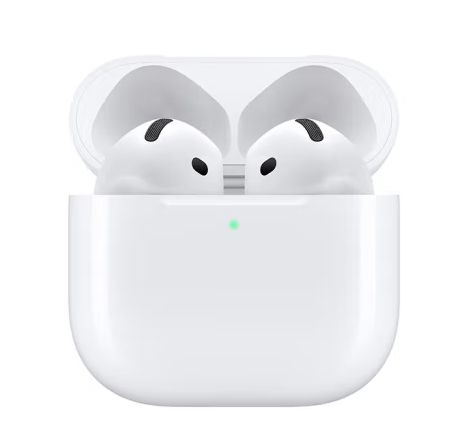 Apple/苹果 AirPods 4(支持主动降噪)搭配无线充电盒(USB-C)苹果耳机 蓝牙耳机适用iPhone/iPad 四代