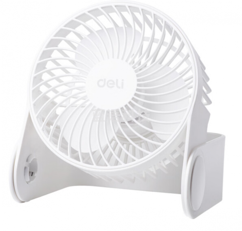 得力 3686USB迷你风扇(白)(1台/彩盒)5寸，两档，塑料USB直供电