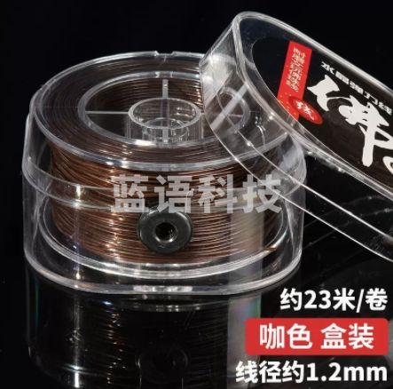 透明水晶手串绳弹力线耐磨高端牛筋文玩线穿手链珠子的专用串珠绳  23米/卷 直径1.2mm