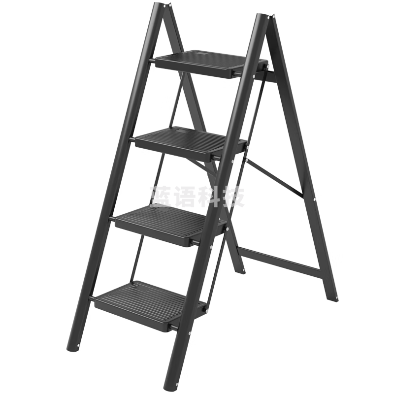 奥鹏梯子家用折叠梯人字梯室内登高户外爬梯四步楼梯凳小台阶