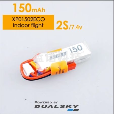 航模固定翼飞机配件 30C 锂电池 7.4V 150mAh,2S
