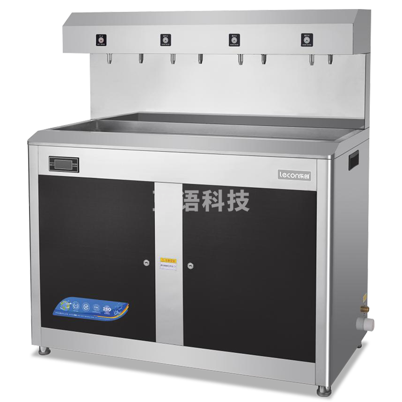 乐创（lecon）商用 直饮水机过滤净水器学校工饮机大型温热水机不锈钢全自动电热烧水器 一开三温LC-DK-HK4K