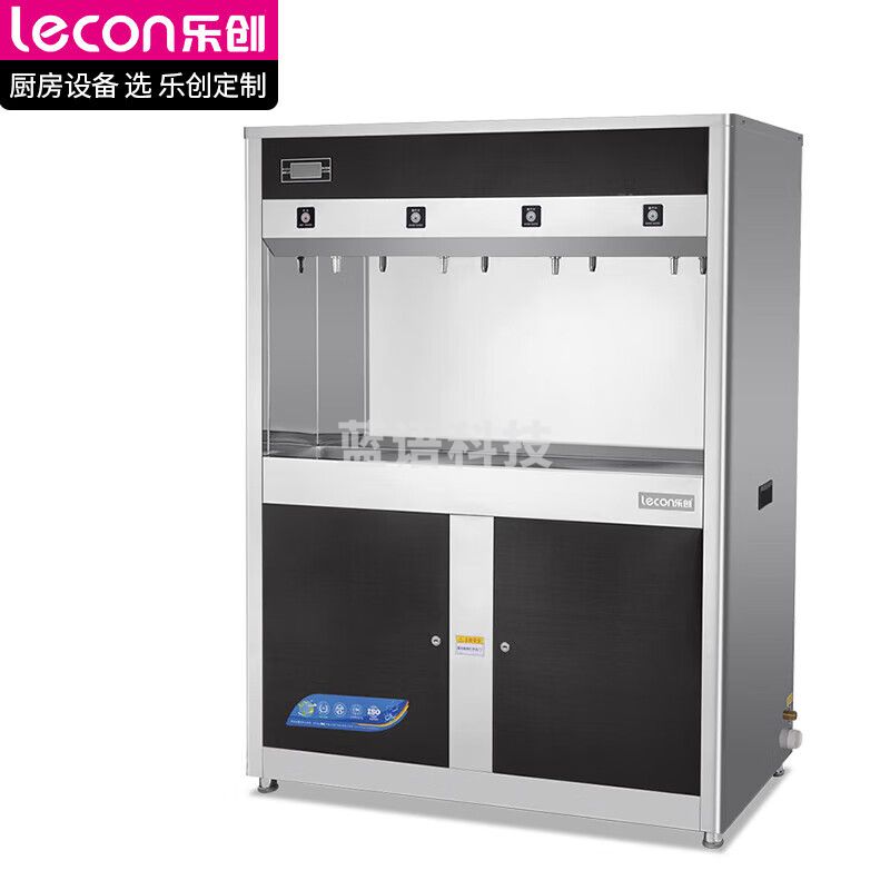 乐创（lecon）商用 净水器直饮水机 5级400G RO反渗透公司办公室工厂一开三温净水机 LC-DK-HK4Ha