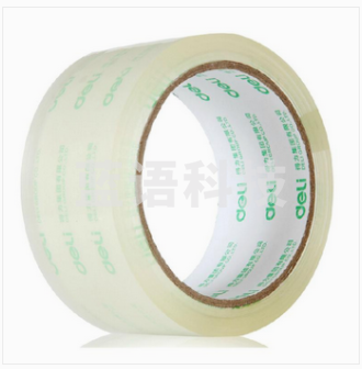 得力30292可降解封箱胶带45mm*50y*50μm(透明)(1卷/筒)