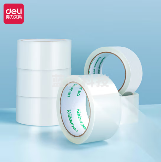 得力品正30911封箱胶带48mm*60Y*45um(6卷/筒)(普透) ..