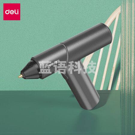 得力(deli)31409 热熔胶枪10w 手工制作高粘强力热溶胶  黑色