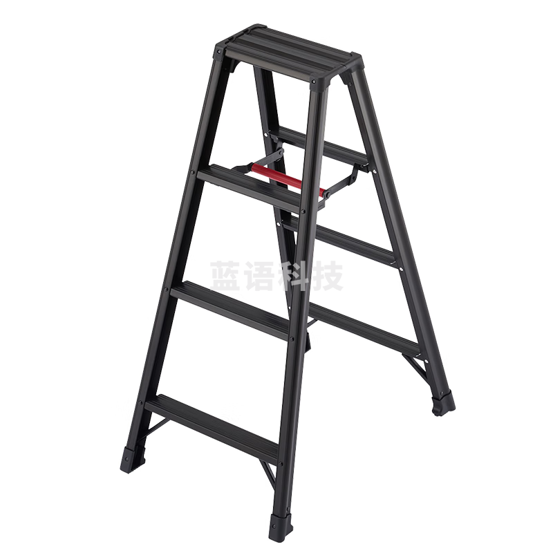 长谷川  铝合金梯子人字梯折叠工程梯双侧梯装修梯四步梯RZB-12