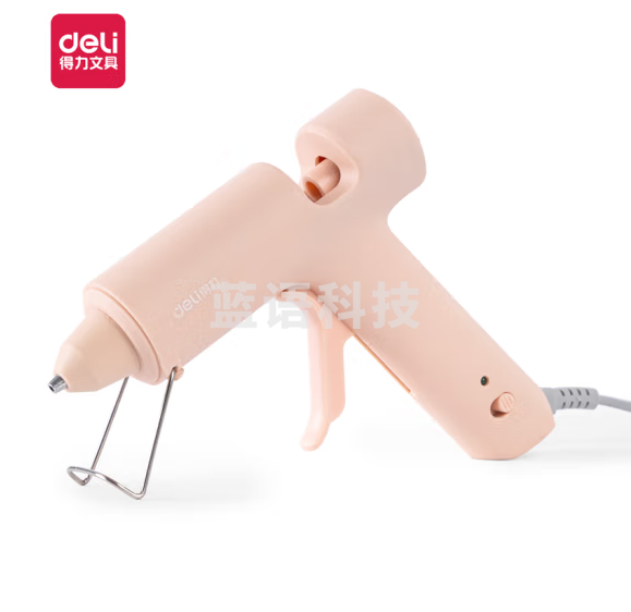 得力31401热熔胶枪10W(粉色)(把)