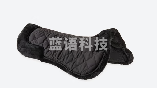 马鞍垫马术运动汗垫汗屉舒适稳定马具马术装备马具FOU 黑色马鞍垫（轻量款500g）
