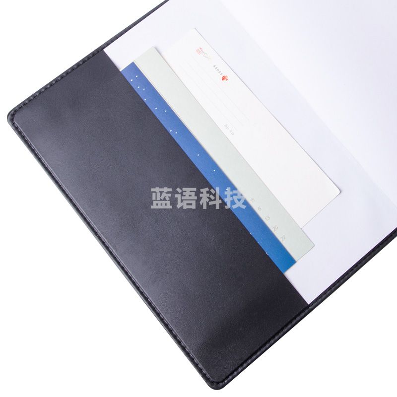 得力(deli)16K80张大号商务经典皮面本办公用品 48本/盒 会议记事本日记本笔记本子文具黑7900