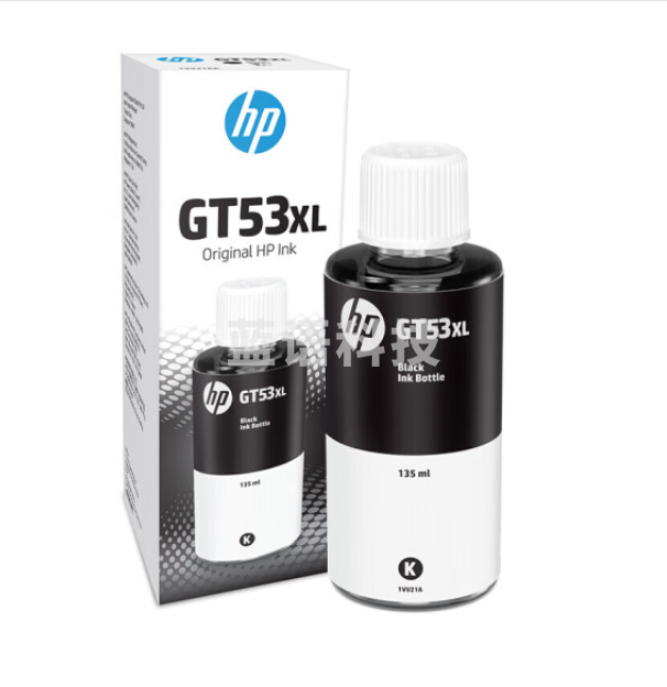 惠普（HP）GT53XL黑色墨水大容量（135ml）颜料墨水