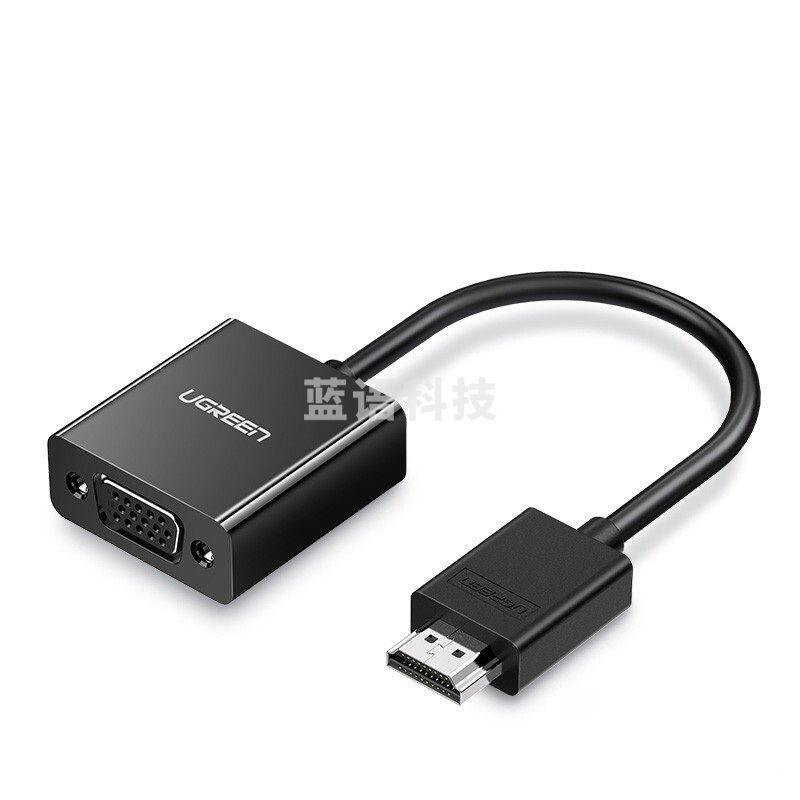 绿联 DP109 转换器20415 DP转VGA 黑色(计价单位:个)