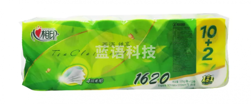 心相印卷纸1620克 135克* 10+2卷  /提   家用酒店用卷纸