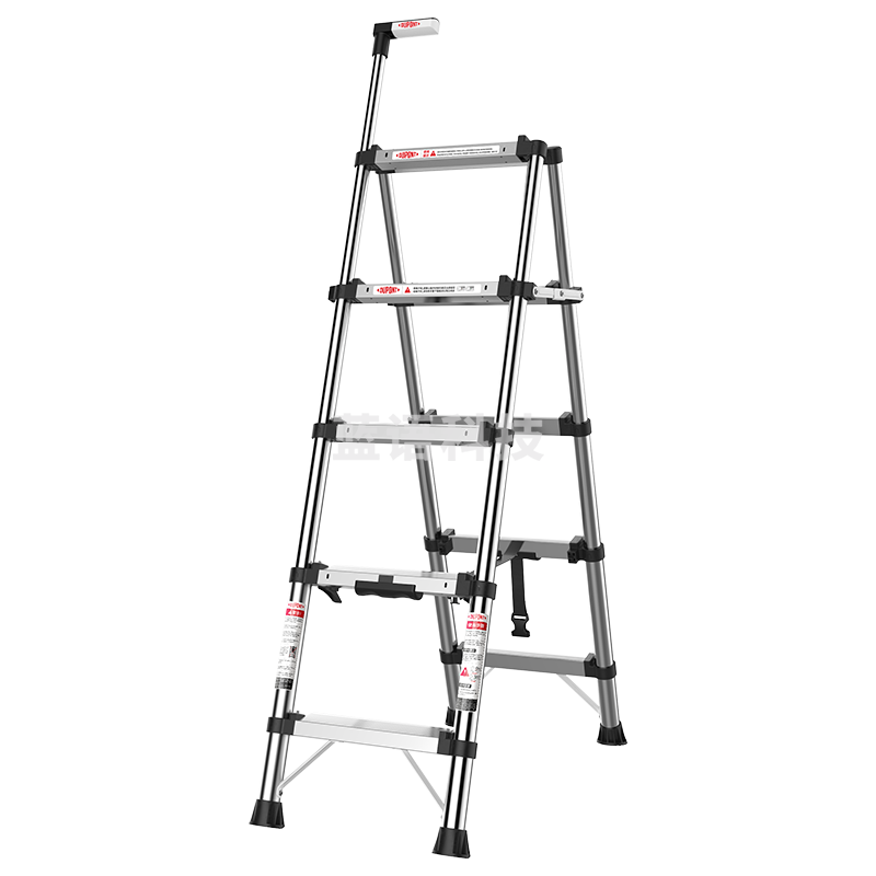 杜邦（DU PONT）梯子家用梯人字梯伸缩梯加厚折叠梯【一合即收】铝合金踏板6步