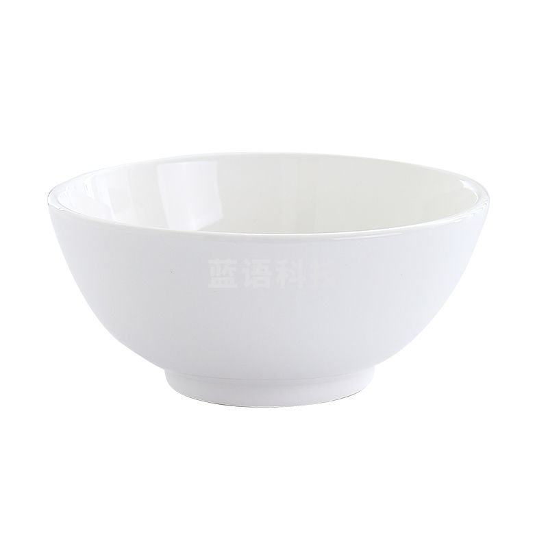 陶瓷餐具饭店瓷碗白色小碗米饭碗汤碗面碗4.5英寸