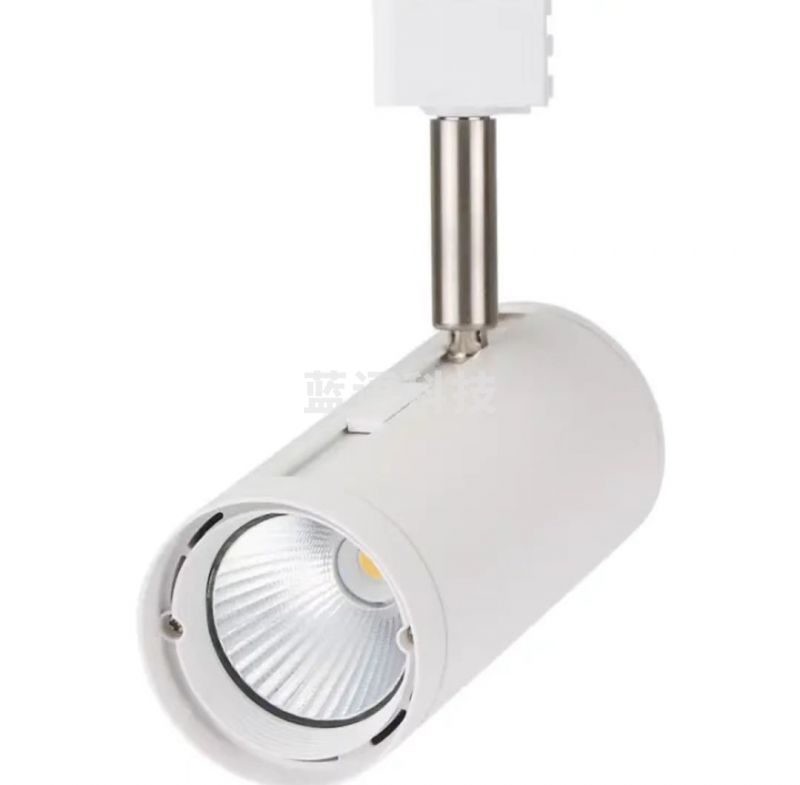 雷士照明 通体白 24W 白光 TLED320C LED轨道射灯商店铺照明导轨明装cob射灯