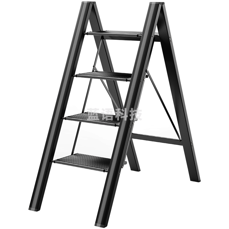 肯泰（KENTAI）梯子家用折叠梯伸缩人字梯多功能铝合金室内工程梯移动楼梯A3-H4