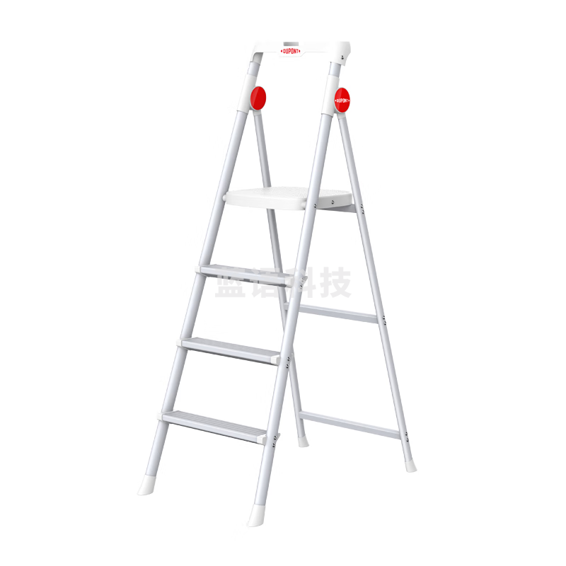 杜邦（DU PONT）梯子家用折叠梯铝合金人字梯多功能安全梯 【至美皓月】工具梯4步