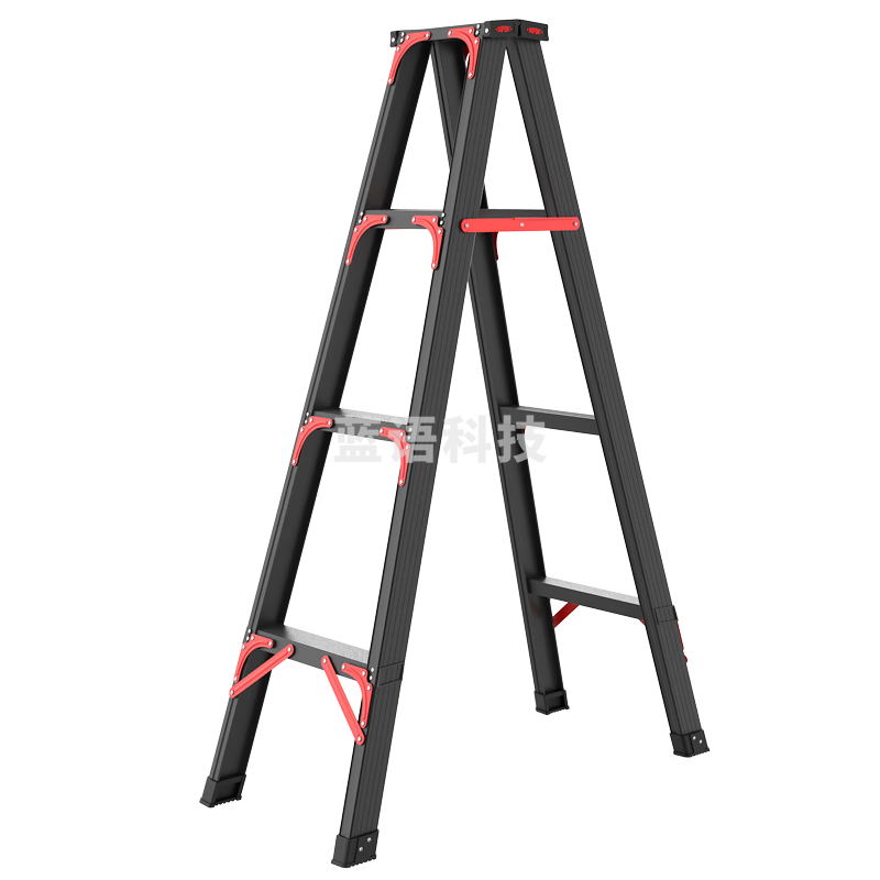 杜邦（DU PONT）梯子家用人字梯多功能折叠工程梯加厚铝合金双侧合梯【1.7米】