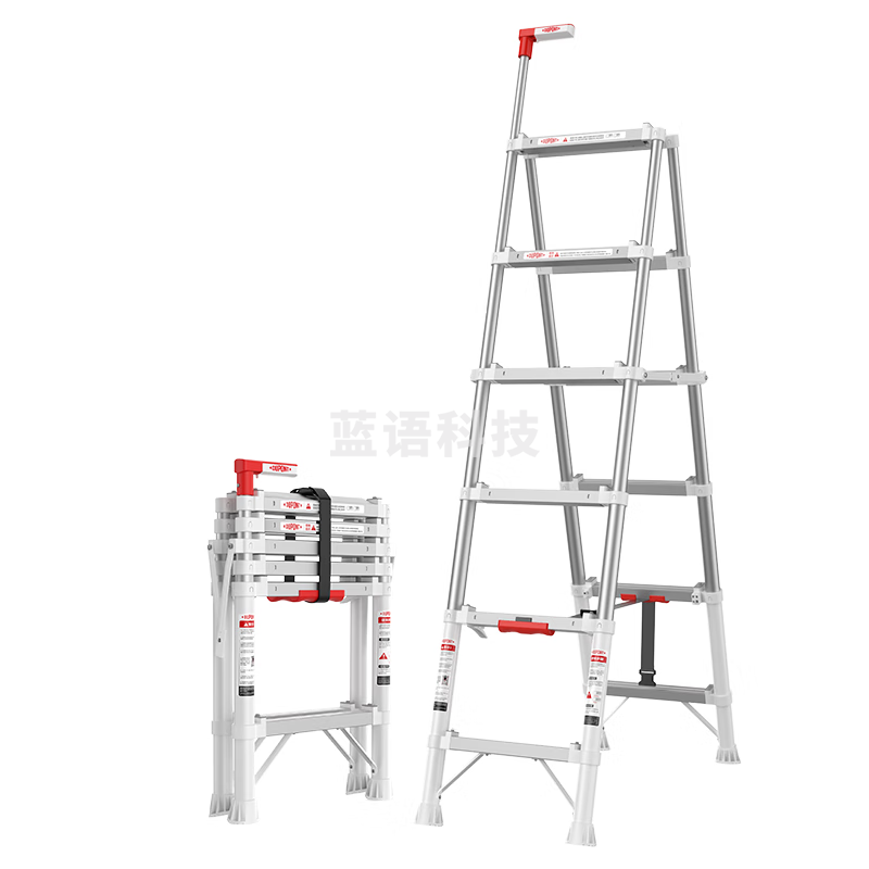 杜邦（DU PONT）【小云梯】梯子家用折叠人字梯室内伸缩梯多功能登高合梯凳 6步