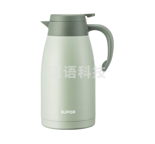 苏泊尔 家用 保温暖水壶瓶 大容量 热开水 304不锈钢2.0L薄荷绿KC20KH50