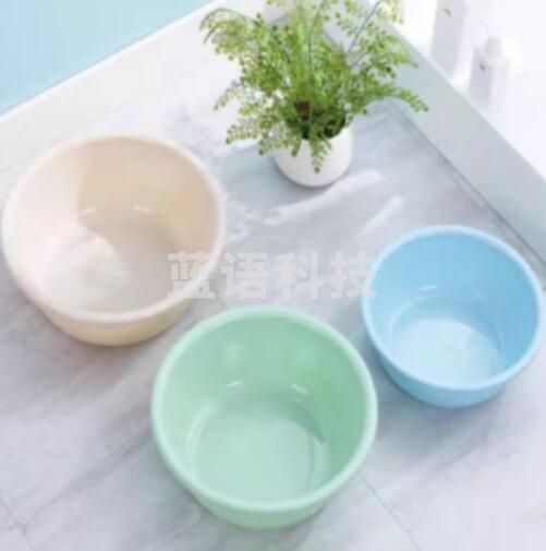 加厚 加大耐摔塑料脸盆宿舍面盆脚盆 颜色随机