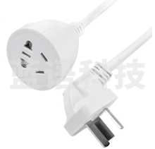 得力18345(05)插座_1组_5米_彩盒装(白)(只)