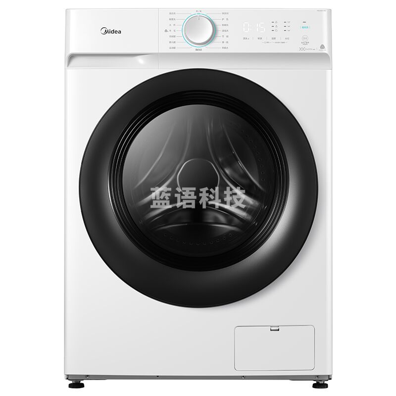 美的(Midea)滚筒洗衣机全自动 11F 洗衣机带烘干洗烘一体机 巴氏除菌洗 蒸汽柔烘 MD100V11F 简尚系列 10公斤