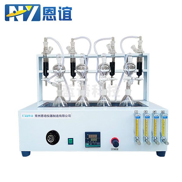 恩谊 水质硫化物酸化吹气仪碘量法亚甲基蓝分光法吹气仪吸收装置GB/T16489-1996 RZK-400四位