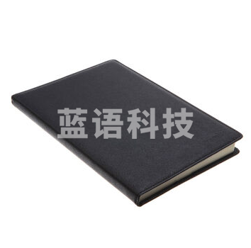 齐心 C5829 25K十字纹皮面笔记本/记事本/日记本146页 黑色