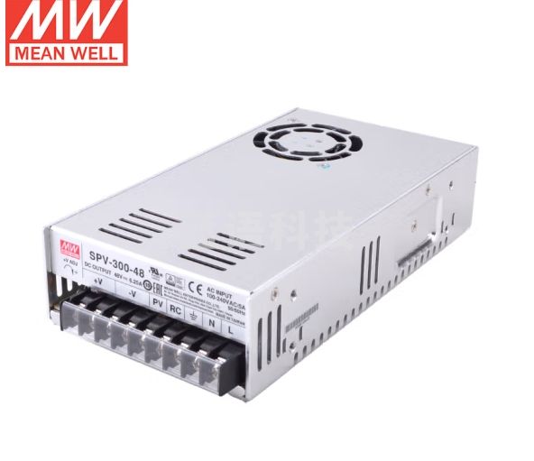 明纬（MEANWELL）SPV-300-48带PFC功能开关电源 输出电压可调（300W左右）全范围输出48V6.25A