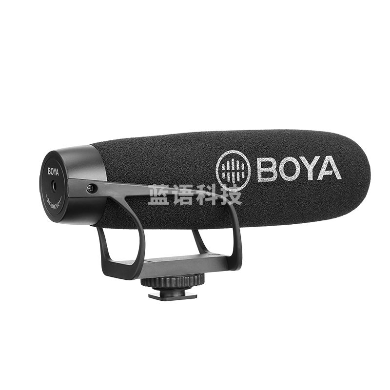 博雅（BOYA）BY-BM2021单反相机摄像机指向性枪型机顶话筒 手机直播采访Vlog视频拍摄收录音电容麦克风
