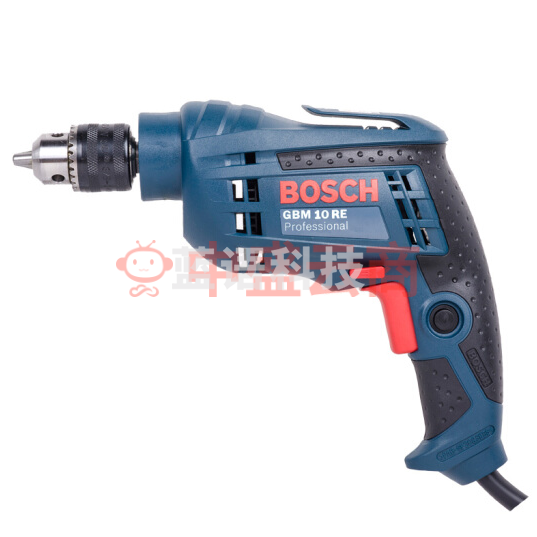 博世（BOSCH） GBM 10 RE 手电钻电动螺丝刀手枪钻 450瓦插电式 正反转无极变速 工业级
