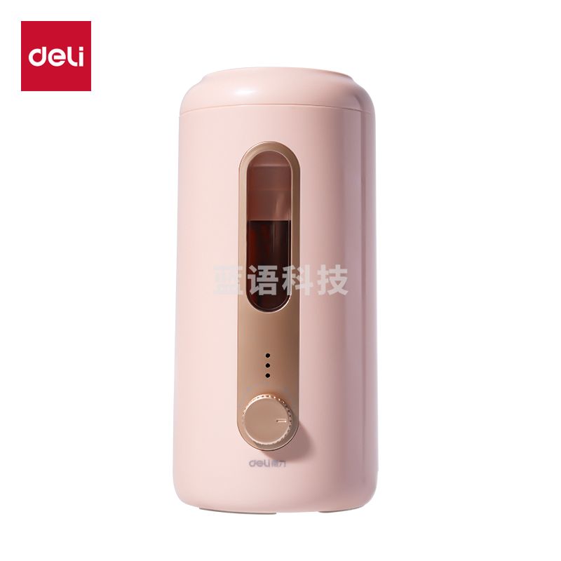 东方文彩大口径全自动削笔器小学生电动削笔机12mm粗杆大三角铅笔卷笔刀 DF82 粉色