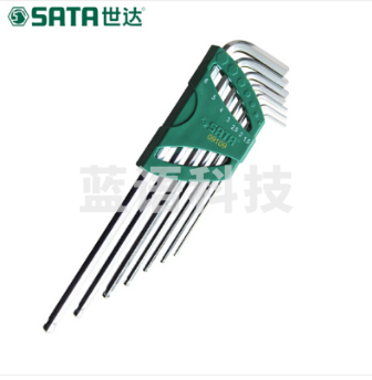 世达（SATA）7件特长球头内六角扳手组套货号09109