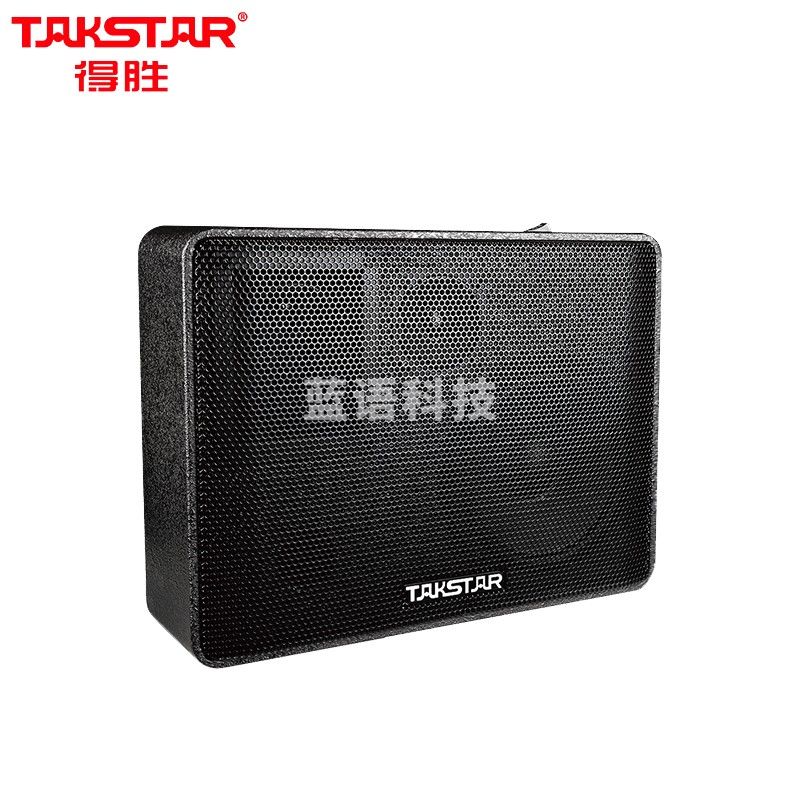 得胜(TAKSTAR)T6  薄型专业音箱  小型会议室教室背景音乐播放场合60W功率 电教音箱(对) 黑色