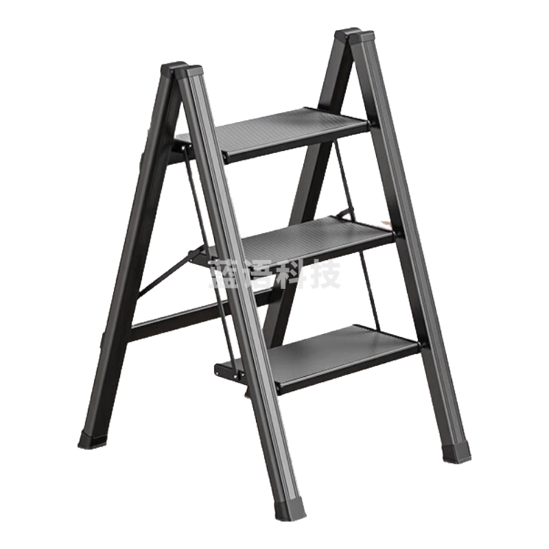 德力西（DELIXI）家用梯子多功能折叠安全梯铝合金加厚人字梯居家三步梯