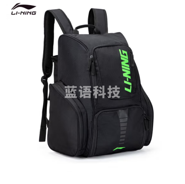 李宁（LI-NING）双肩包羽毛球运动背包大容量学生书包男女同款休闲旅行电脑背包