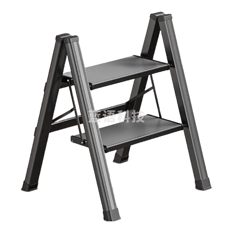 德力西（DELIXI）家用梯子多功能折叠安全梯铝合金加厚人字梯居家二步梯