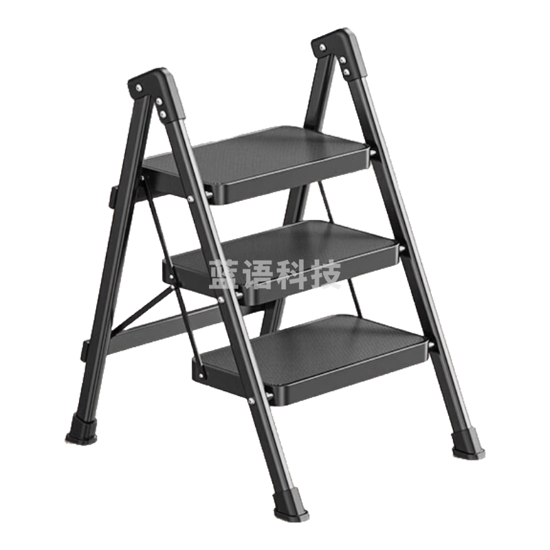 德力西（DELIXI）家用梯子多功能折叠安全梯铝合金加厚人字梯家居三步梯