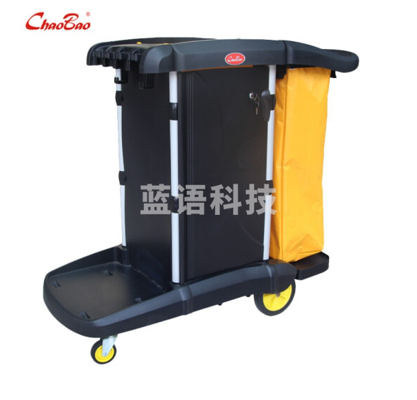 超宝D-011-2C 多用途带盖清洁手推车（无盖）.