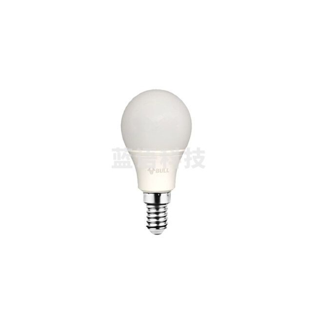 公牛(BULL)爱眼 LED球泡灯头节能螺旋光源灯泡A103白球泡65K/E14/3W