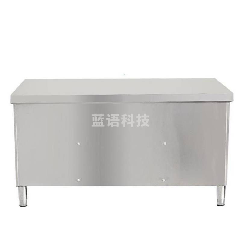 乐创（lecon） 商用单拉门工作台 201型2.2*1.0米厨房操作台面不锈钢储物柜 LC-J-BG01