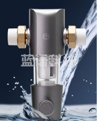 京东京造 前置过滤器 40微米反冲洗 7.4T/h净水流量升级 全屋净水器家用 免换滤芯 蓝晶纳米隔铅 自行安装