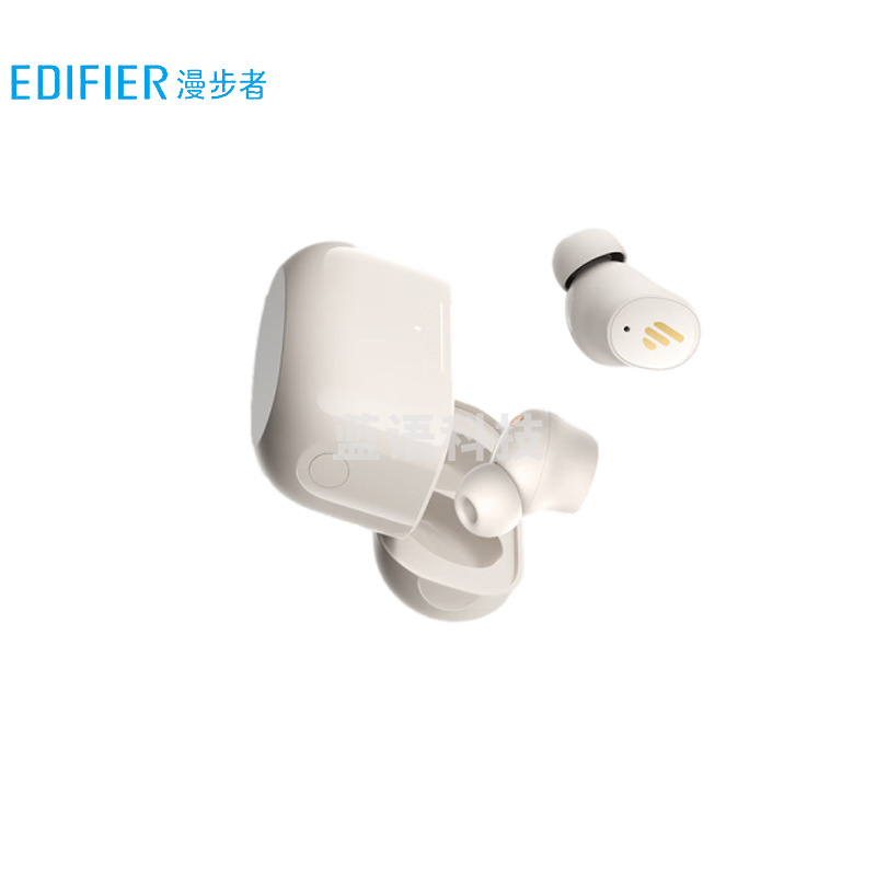 漫步者（EDIFIER） TWS1 Air真无线主动降噪蓝牙耳机入耳式自适应降噪适用苹果小米华为云岩白