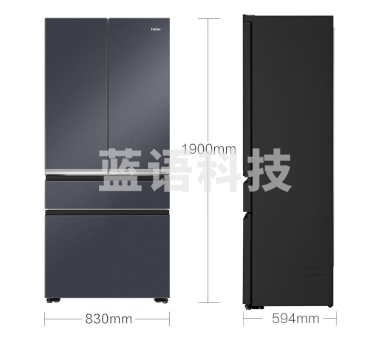 海尔冰箱大容量家用全空间保鲜零嵌入式变频节能保鲜法式多门冰箱BCD-517WGHFD2BGTU1