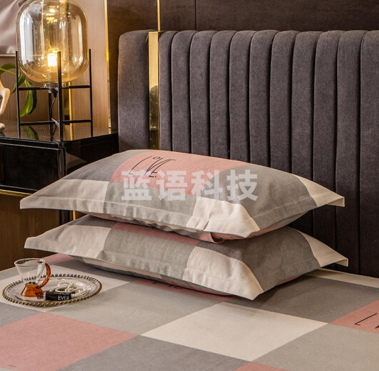 纯棉加厚磨毛枕套一对装48*74cm