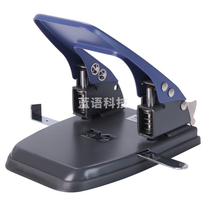 晨光(M&G)ABS92648 中号30页双孔打孔器 孔径7mm/孔距80mm(带标尺) 蓝色(台)