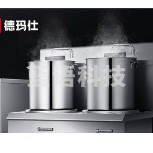 德玛仕 DEMASHI HW-STL08C-02 电磁炉 背汤炉 商用 大功率 酒店厨房猛火双头高汤炉 201材质